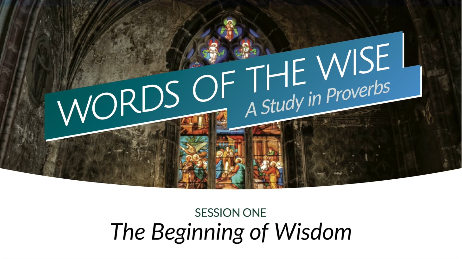 1 – The Beginning of Wisdom episode artwork